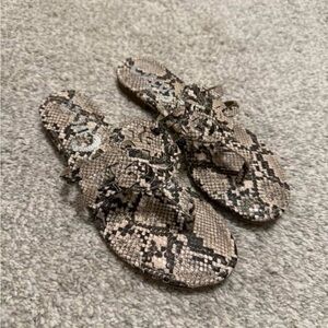Snakeskin Patterned Sandals